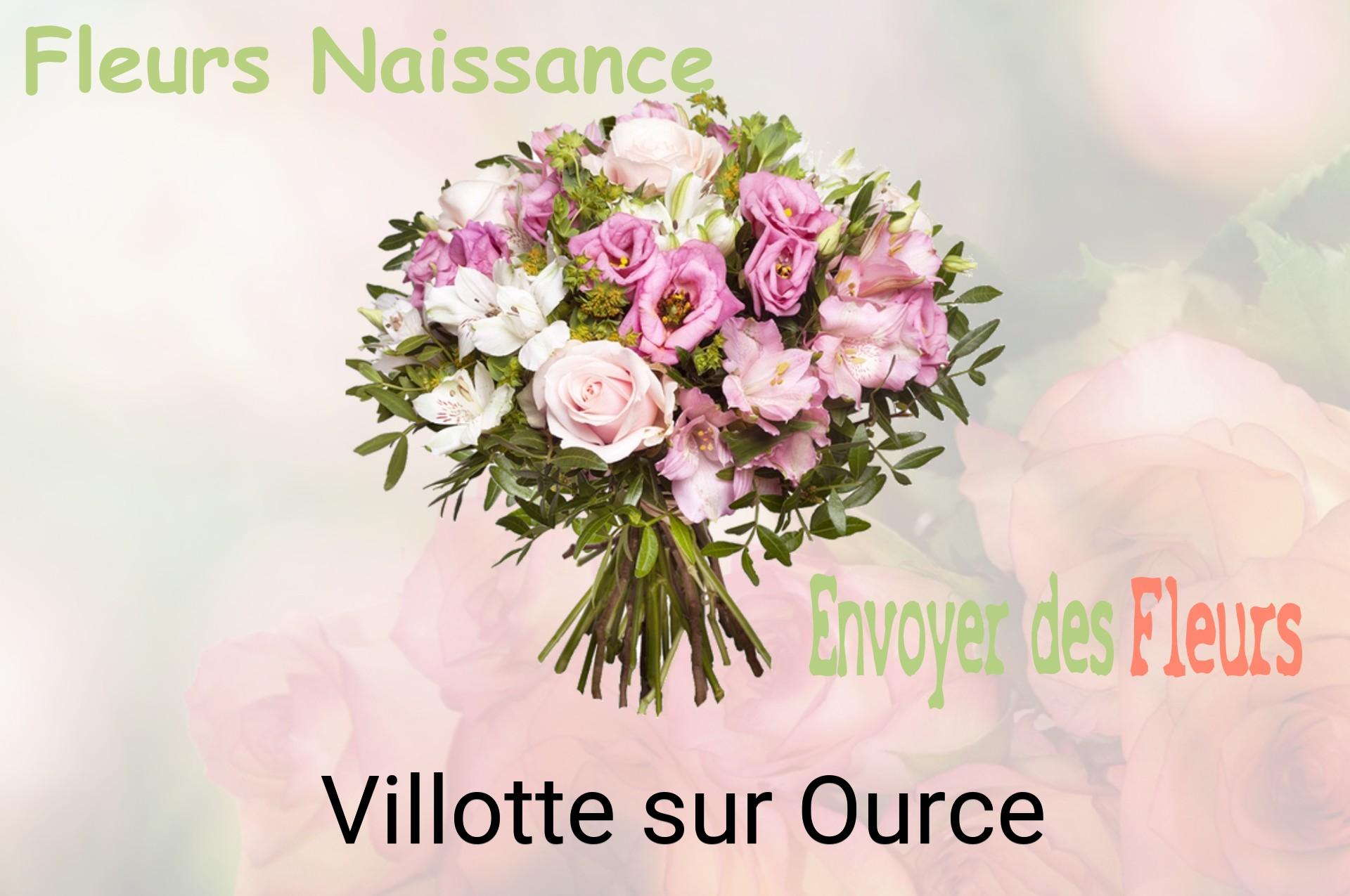 Bouquet de fleurs de naissance livré à Villotte-sur-Ource